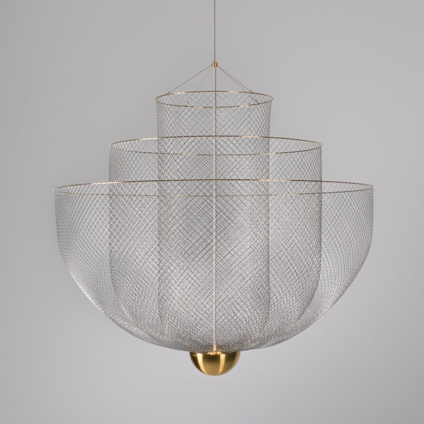 Meshmatics Chandelier by Rick Tegelaar for Moooi