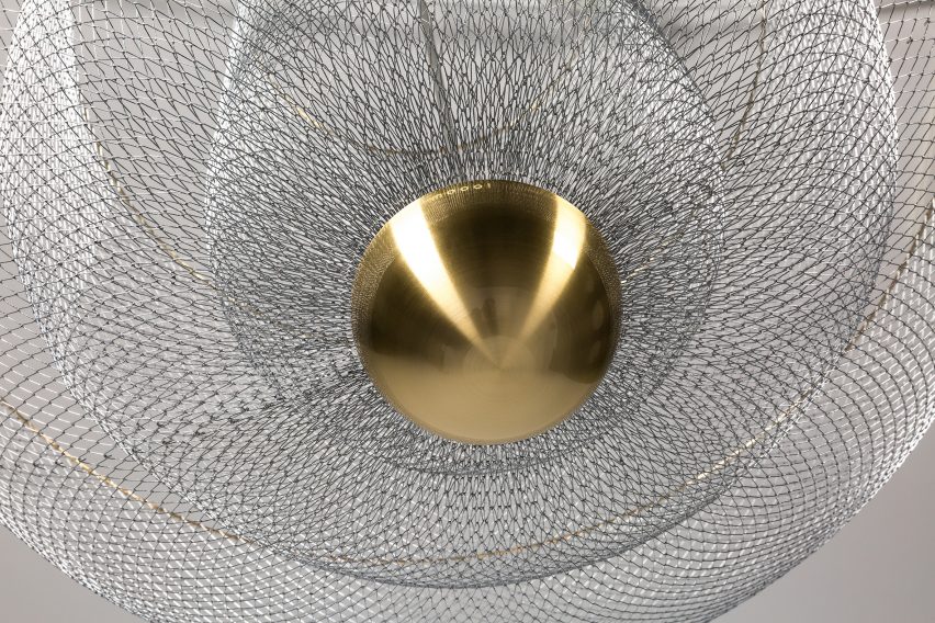 Meshmatics Chandelier by Rick Tegelaar for Moooi