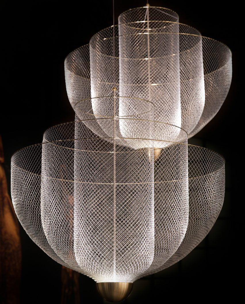 Meshmatics Chandelier by Rick Tegelaar for Moooi