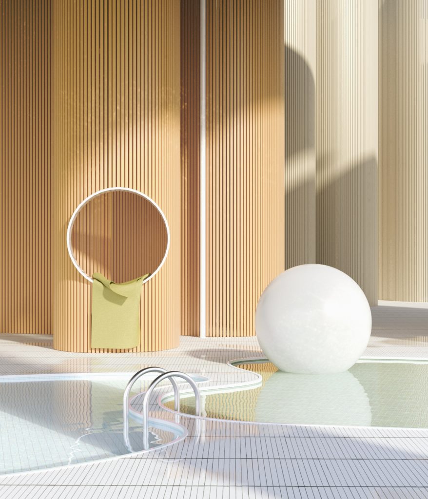 Digital rendering artist Alexis Christodoulou creates dream-like architectural spaces