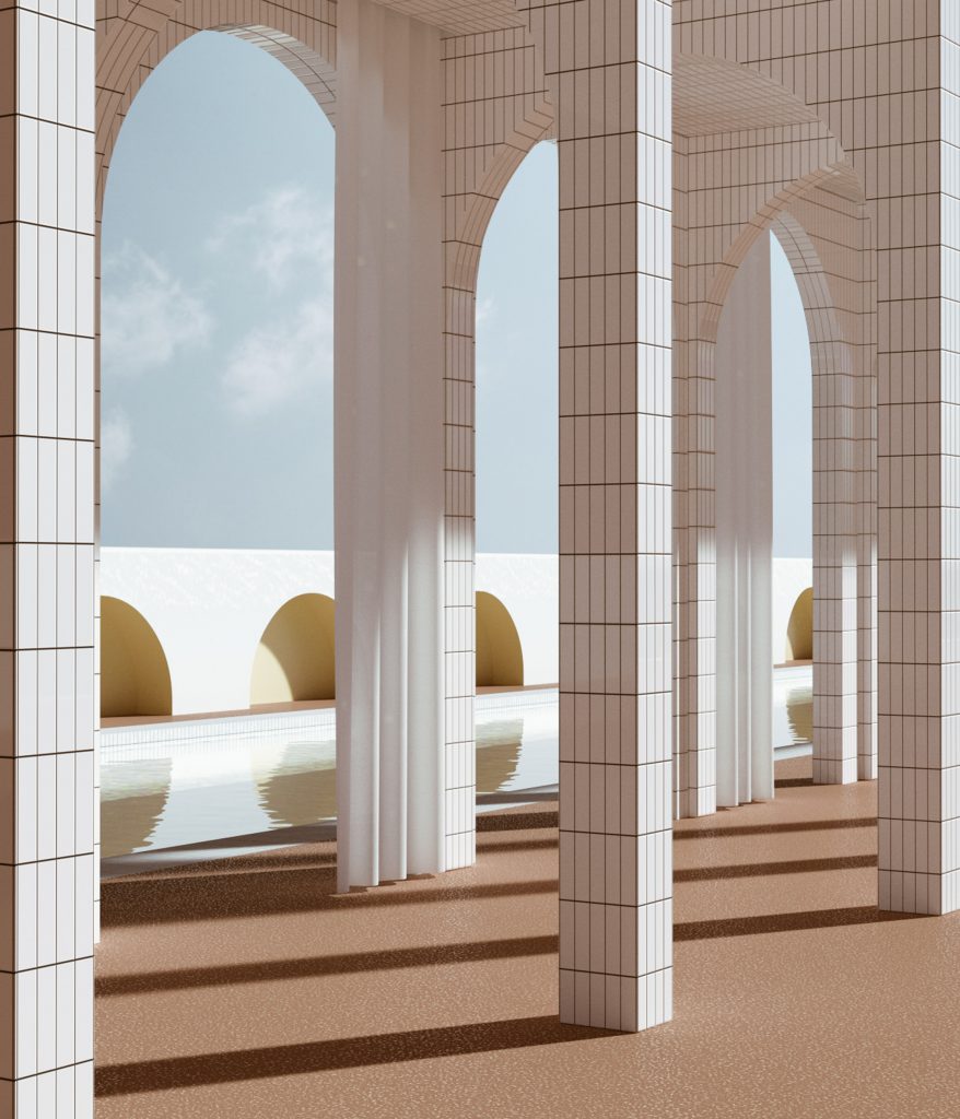 Digital rendering artist Alexis Christodoulou creates dream-like architectural spaces