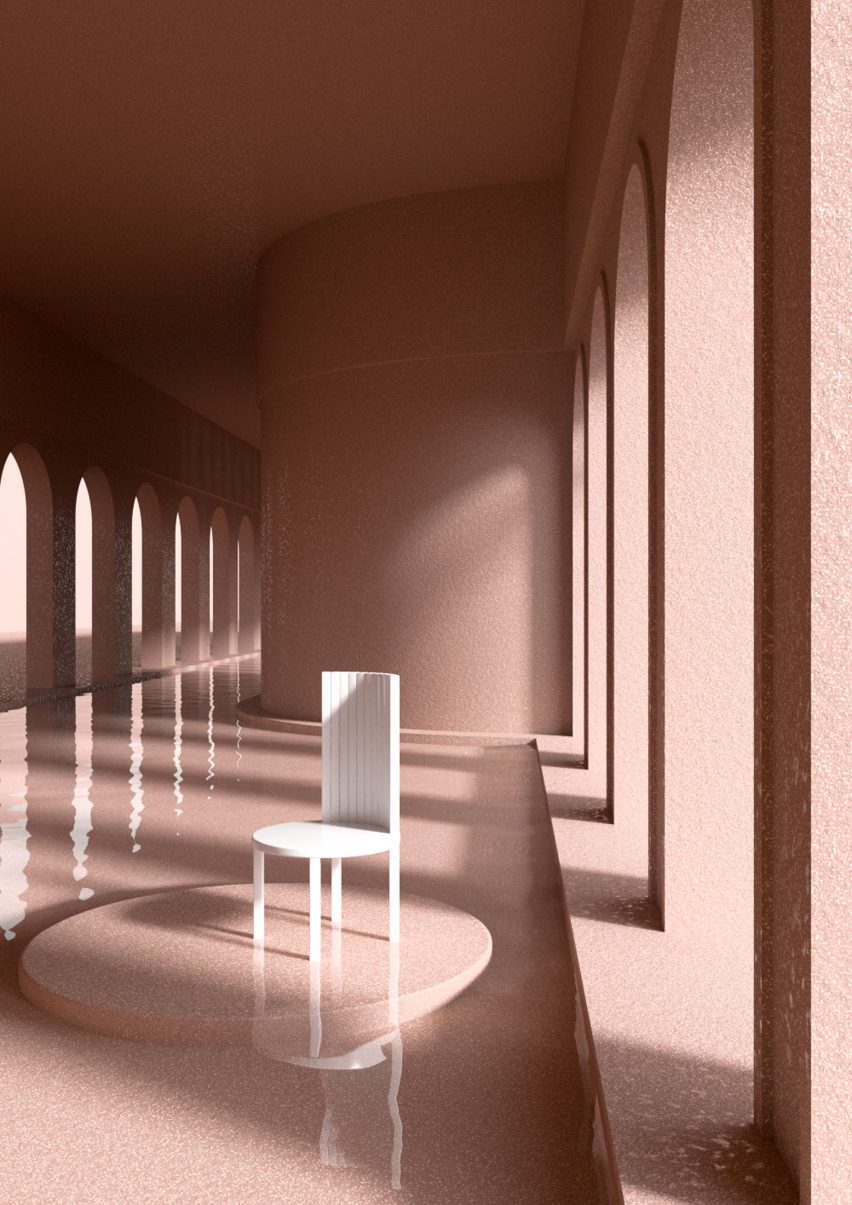 Digital rendering artist Alexis Christodoulou creates dream-like architectural spaces
