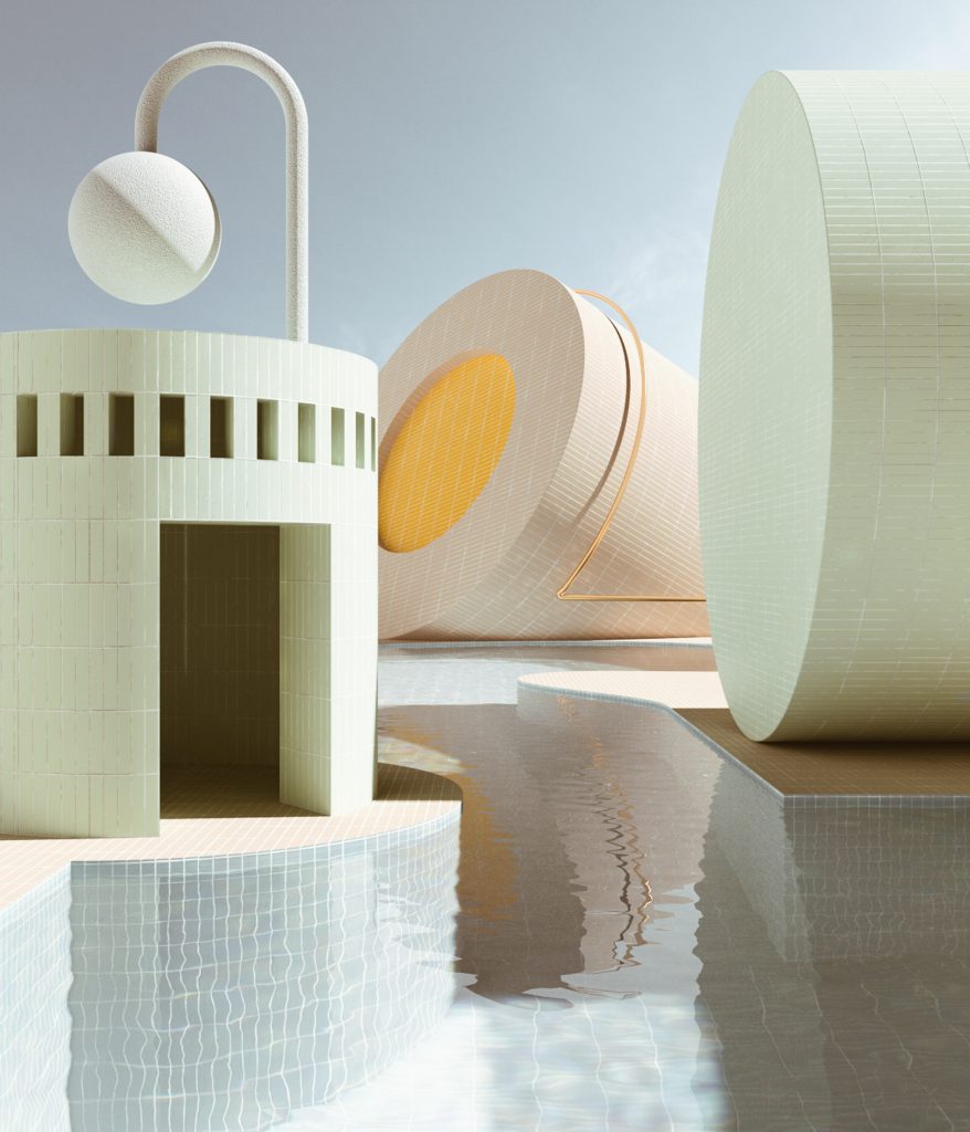 Digital rendering artist Alexis Christodoulou creates dream-like architectural spaces