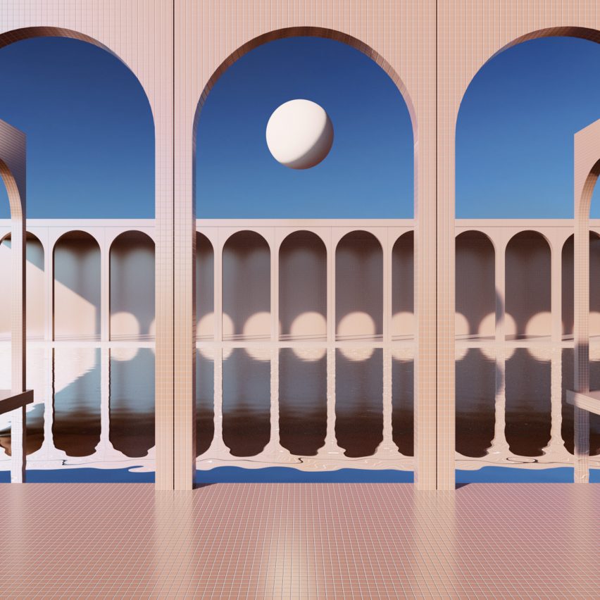 Digital rendering artist Alexis Christodoulou creates dream-like architectural spaces