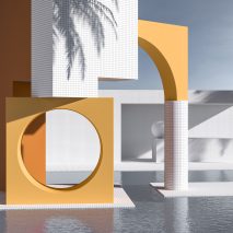 Digital rendering artist Alexis Christodoulou creates dream-like architectural spaces