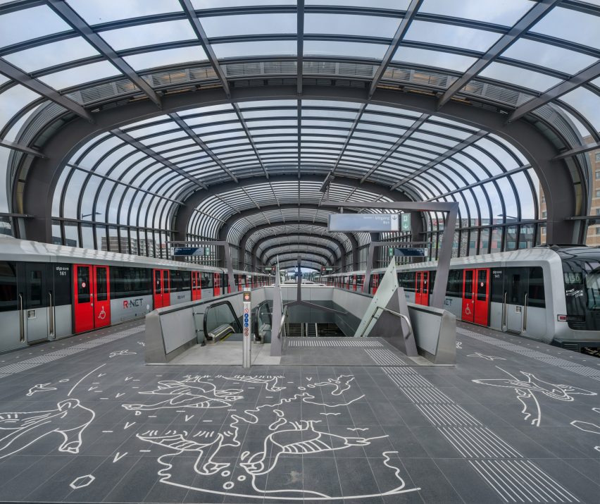 North-South metro line by Benthem Crouwel Architects