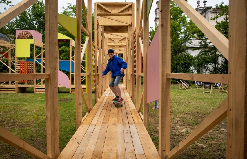 Baxendale Venice Biennale installation, photo by Basharat Khan