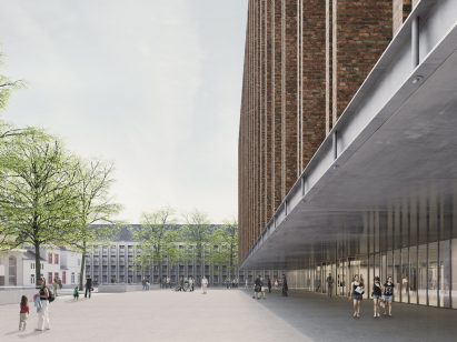 Eduardo Souto de Moura and Meta design Bruges exhibition hall