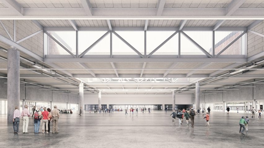 Eduardo Souto de Moura and Meta design Bruges exhibition hall