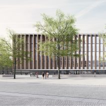 Eduardo Souto de Moura and Meta design Bruges exhibition hall