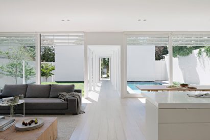 All-white house by Studio Four