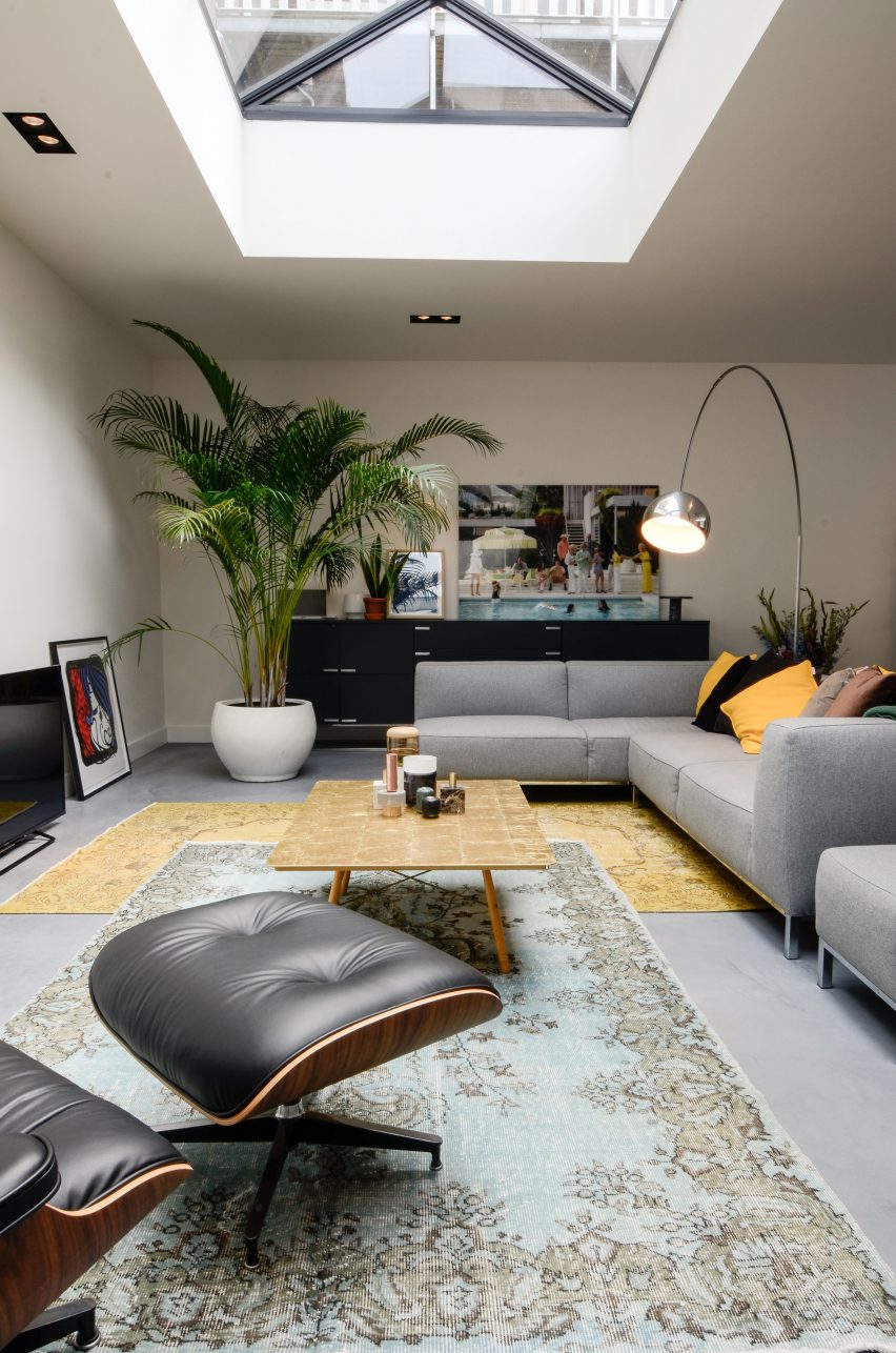 Standard Studio use patio and skylights to funnel light into Amsterdam loft