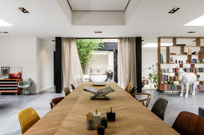 Standard Studio use patio and skylights to funnel light into Amsterdam loft