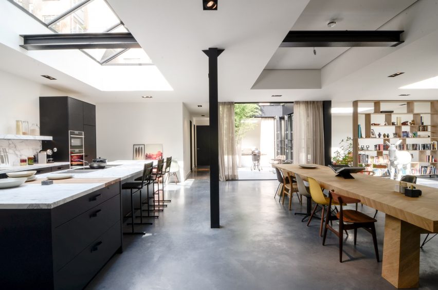 Standard Studio use patio and skylights to funnel light into Amsterdam loft