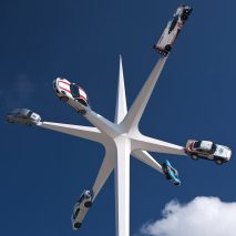 Goodwood Festival of Speed sculpture by Gerry Judah celebrates 70 years of Porsche production