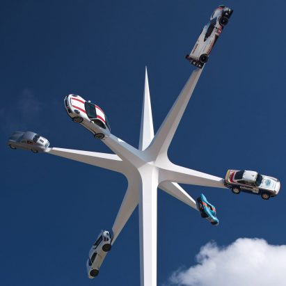 Goodwood Festival of Speed sculpture by Gerry Judah celebrates 70 years of Porsche production
