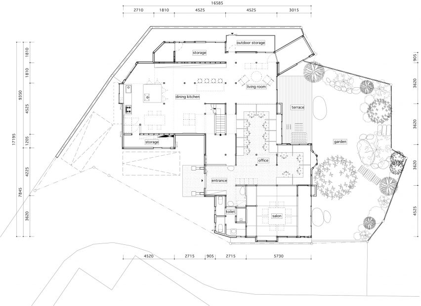 Hojo Sanci office by Jo Nagasaka/Schemata Architects