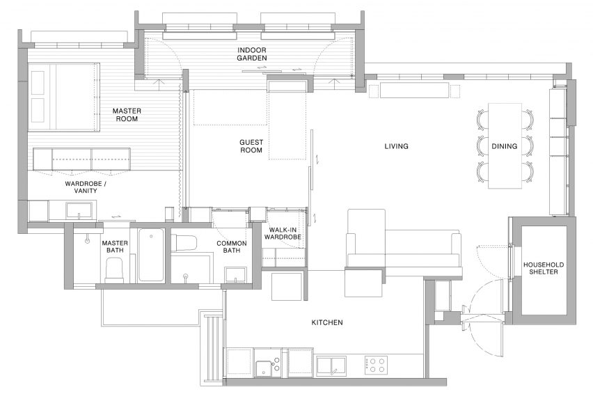 House in a Flat by Nitton Architects