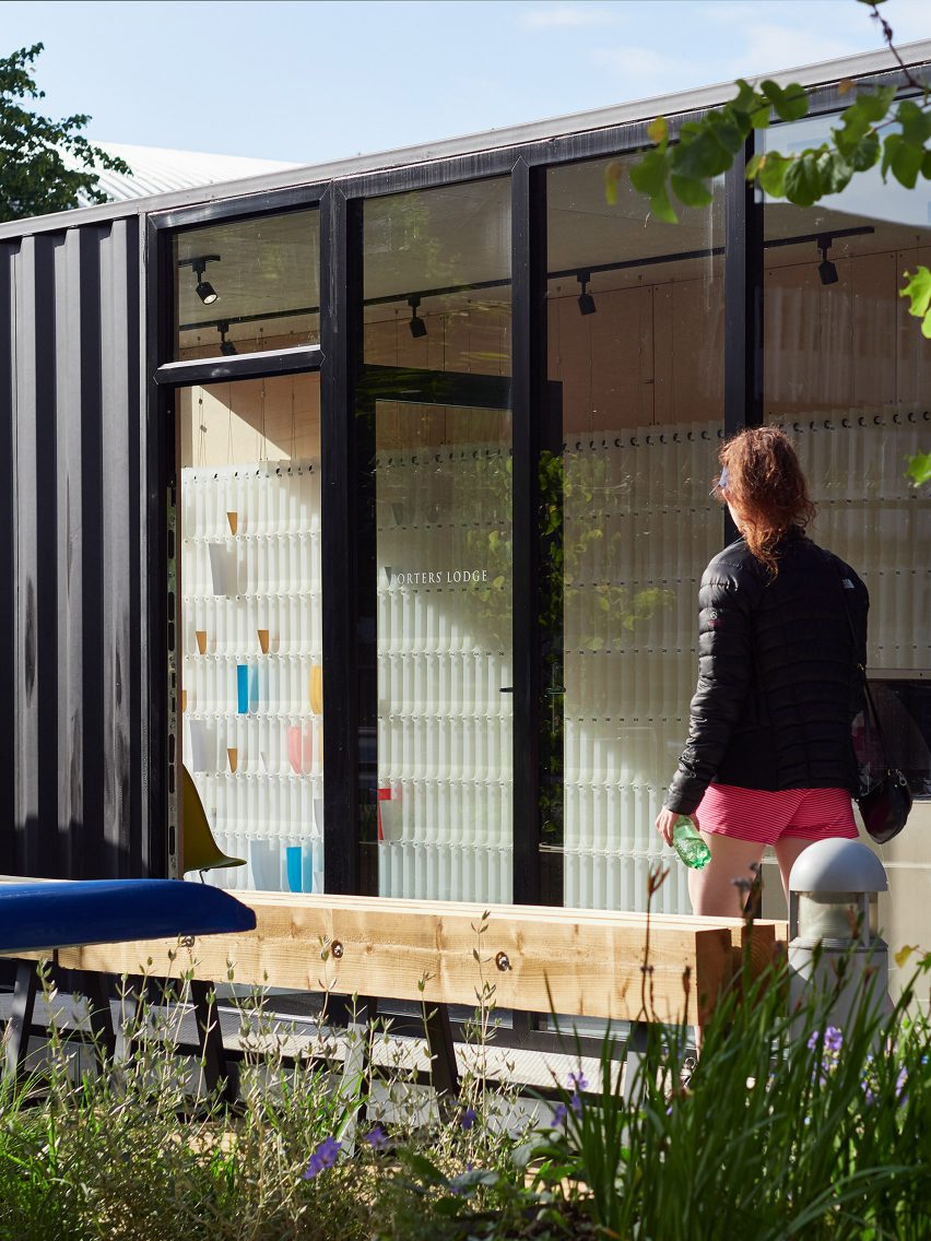 Porters' lodge atHughes Hall, Cambridge University, by Neubau