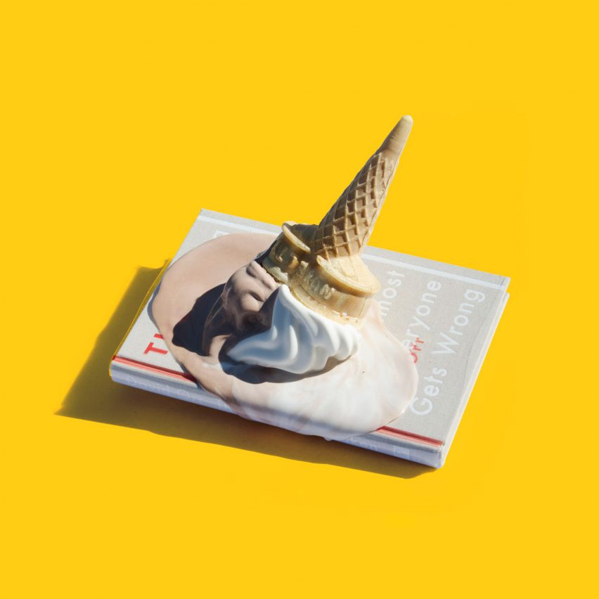 Ben Denzer marries ice cream with books in summery photography series
