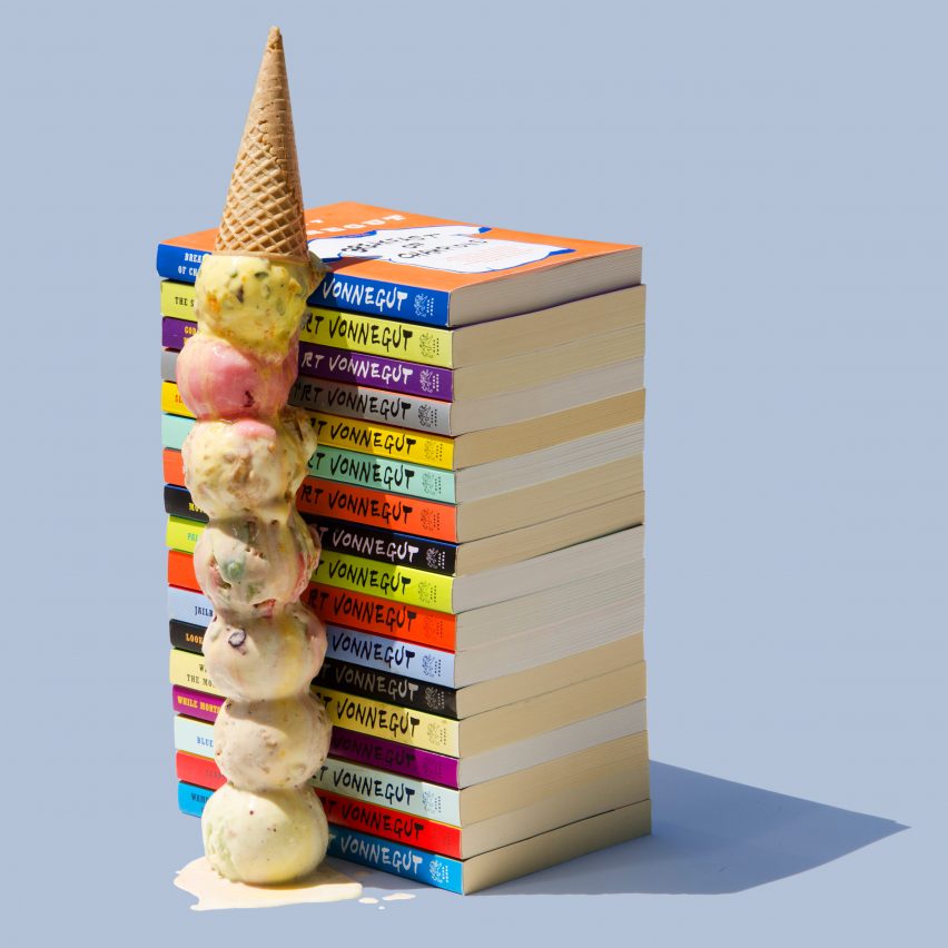 Ben Denzer marries ice cream with books in summery photography series