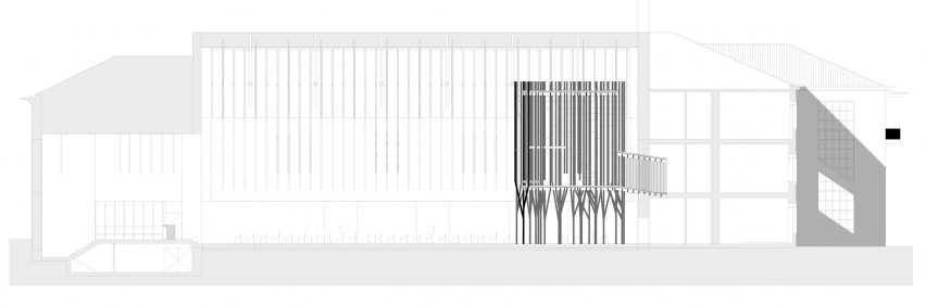 Portuguese architects Cerejeira Fontes renovate the Imaculada Chapel with an “indoor forest” structure