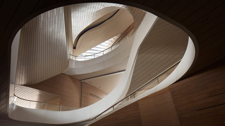 UNStudio reveals new riverside marina and clubhouse inspired by the shape of luxury yachts