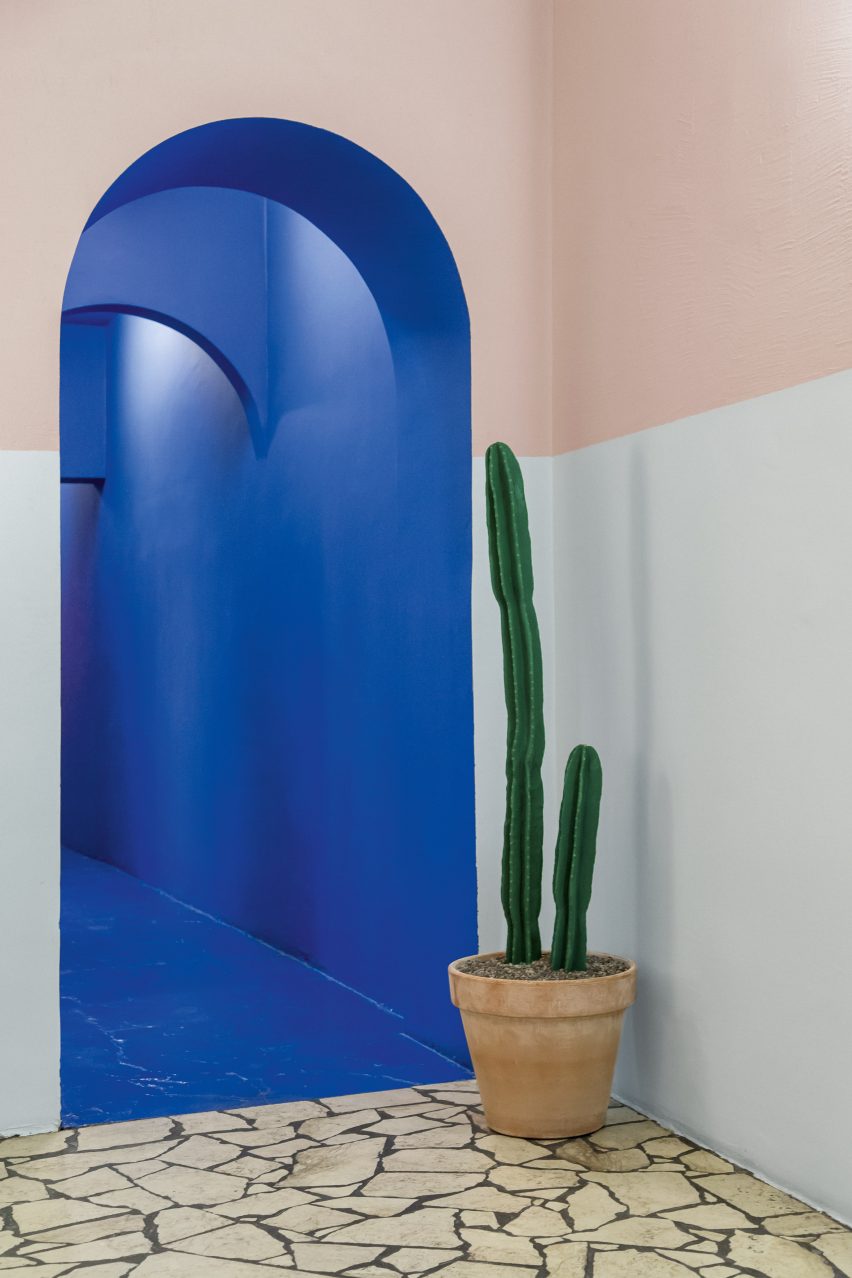 Ester Bruzkus Architekten designs Hockney-inspired restaurant in Berlin