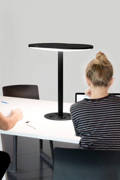 C-224 lamp uses LiFi technology to transmit data through beams of light