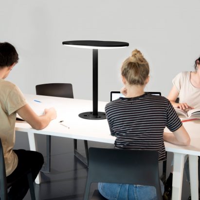 C-224 lamp uses LiFi technology to transmit data through beams of light