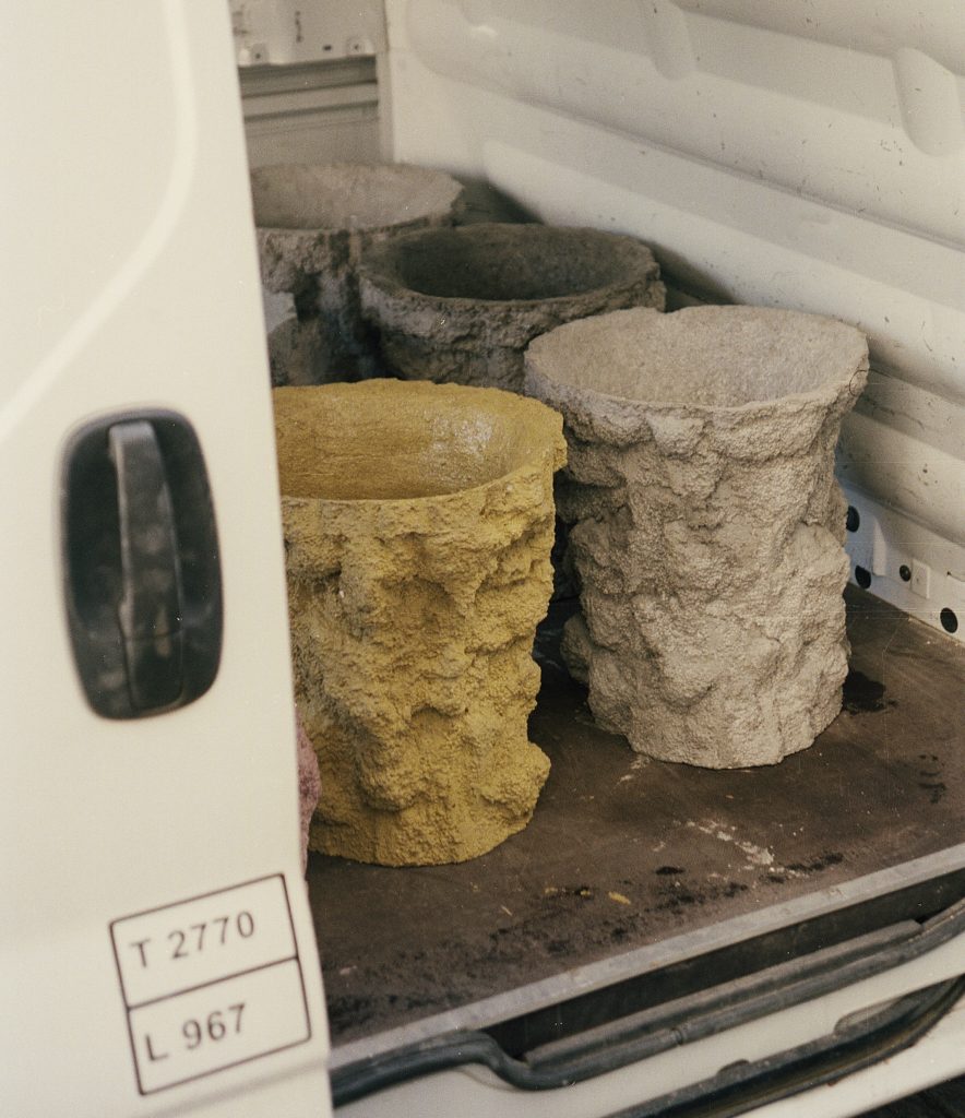 Vases designed for Copenhagen's Noma restaurant look like lava rocks