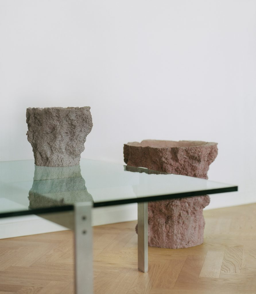 Vases designed for Copenhagen's Noma restaurant look like lava rocks