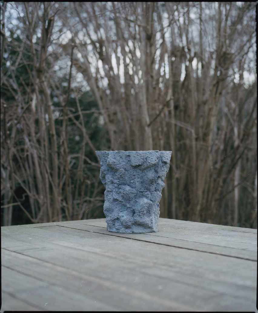 Vases designed for Copenhagen's Noma restaurant look like lava rocks