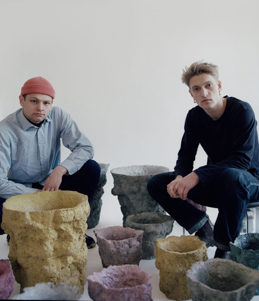 Vases designed for Copenhagen's Noma restaurant look like lava rocks