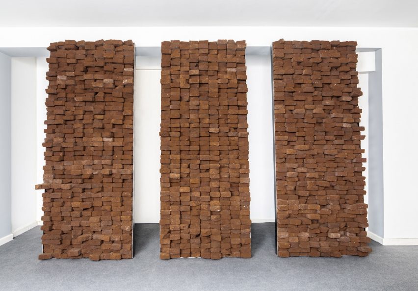 Conrad Willems creates modular stone structures based on children’s building blocks