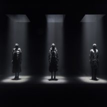 Kei Ninomiya uses Moncler's down jacket as basis for all-black collection