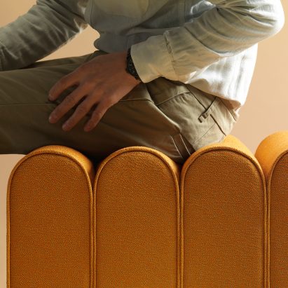 Note Design Studio creates architecture-inspired poufs