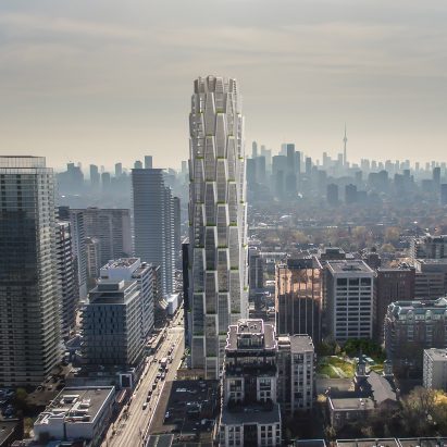 Studio Gang proposes honeycomb-like One Delisle skyscraper for Toronto