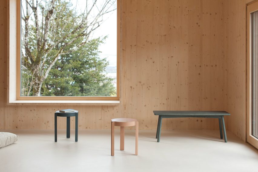 Atelier Ordinaire's house in Beaune is made almost entirely from wood