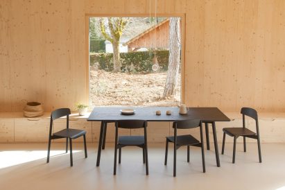 Atelier Ordinaire's house in Beaune is made almost entirely from wood