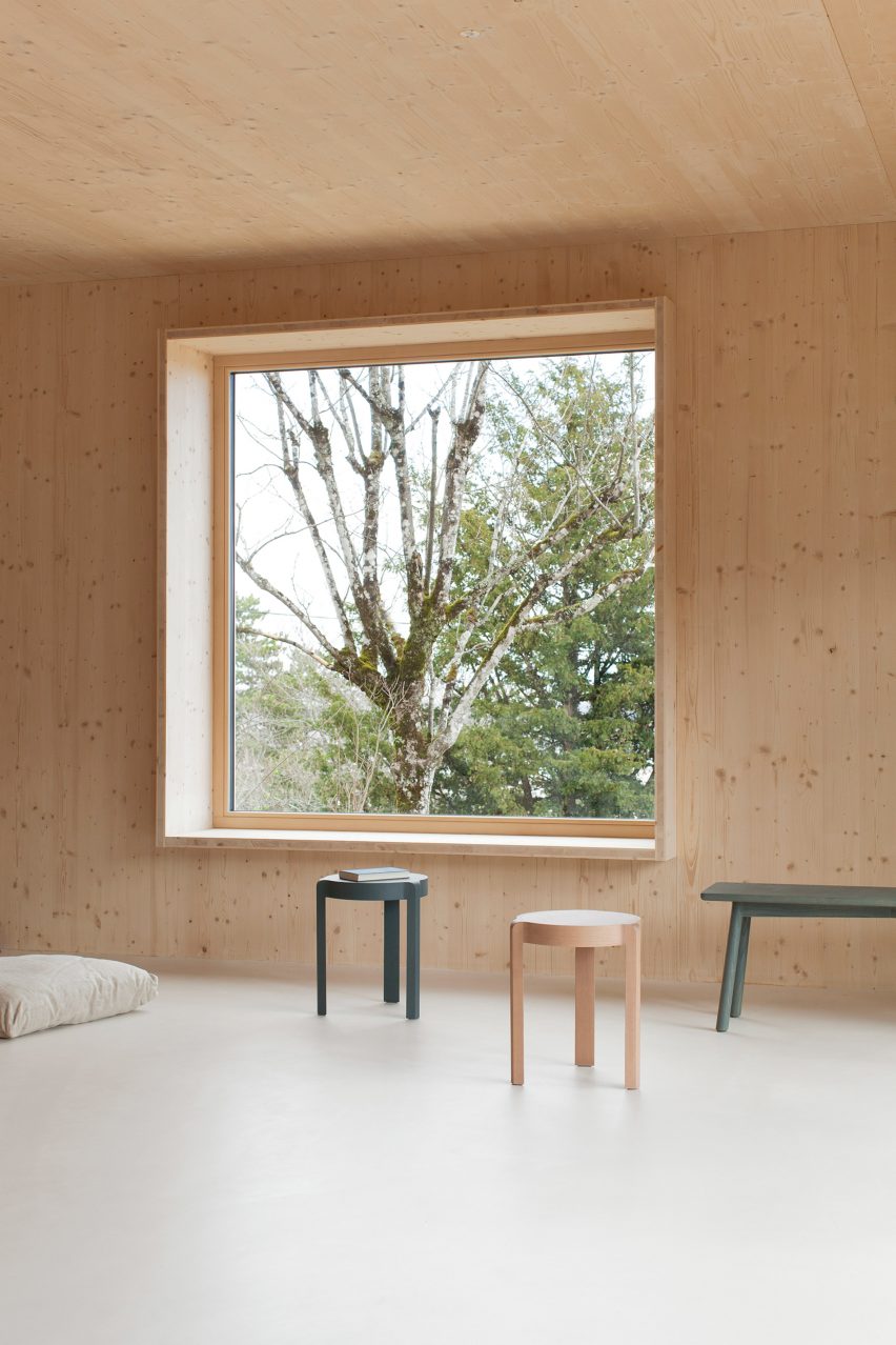 Atelier Ordinaire's house in Beaune is made almost entirely from wood