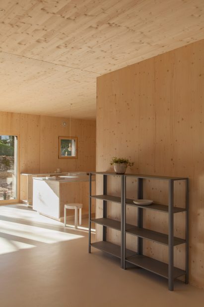 Atelier Ordinaire's house in Beaune is made almost entirely from wood