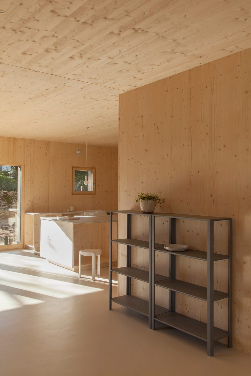 Atelier Ordinaire's house in Beaune is made almost entirely from wood