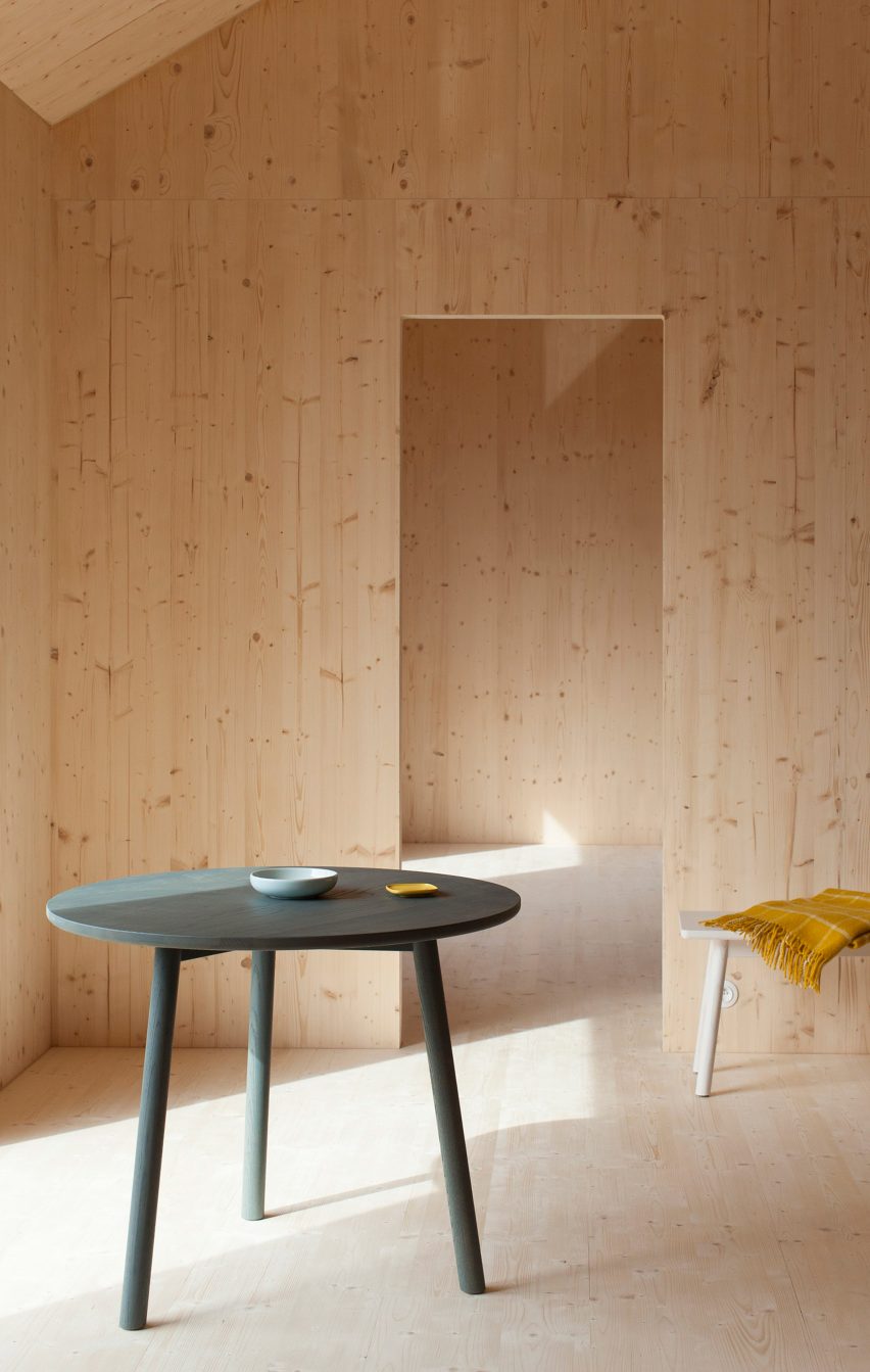 Atelier Ordinaire's house in Beaune is made almost entirely from wood