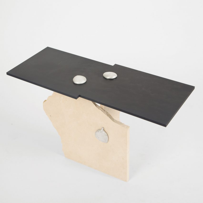 Philipp Schenk-Mischke creates ceramics and furniture that are partly accidental in design