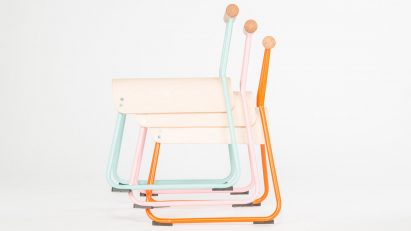 Masahiko Ito redesigns school chair to improve posture and tackle fidgeting
