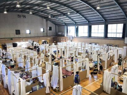 Shigeru Ban Japan disaster relief 2018