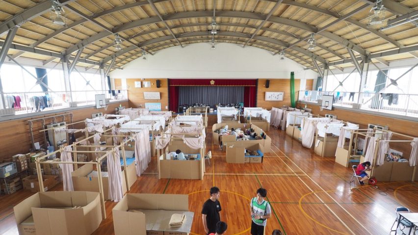 Shigeru Ban Japan disaster relief 2018