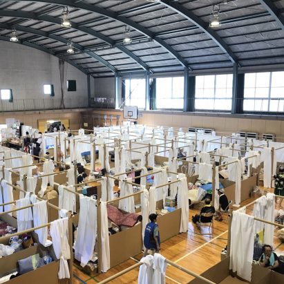 Shigeru Ban Japan disaster relief 2018