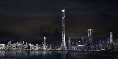 Skyscraper movie designer